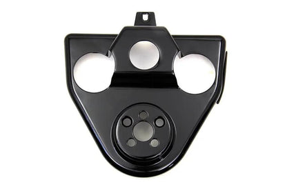 V-Twin Black Handlebar Riser Cover for Harley Davidson FLHR (Part #77462B) by V-Twin