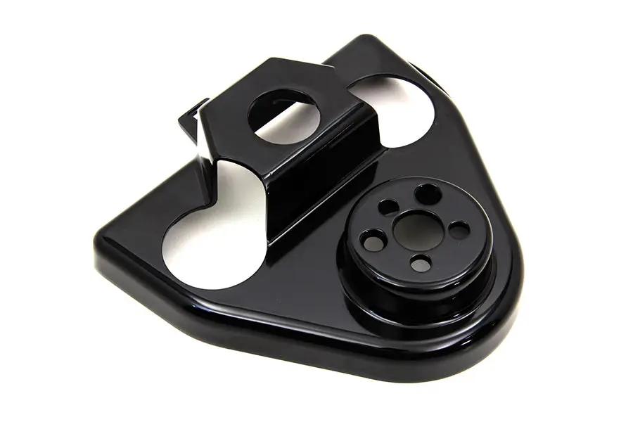 V-Twin Black Handlebar Riser Cover for Harley Davidson FLHR (Part #77462B) by V-Twin