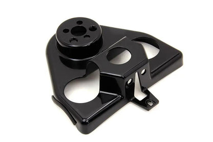 V-Twin Black Handlebar Riser Cover for Harley Davidson FLHR (Part #77462B) by V-Twin