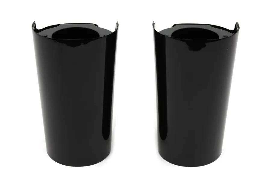 V-Twin Black Fork Slider Cover Set for Harley Davidson FLT (2014-2023) by V-Twin