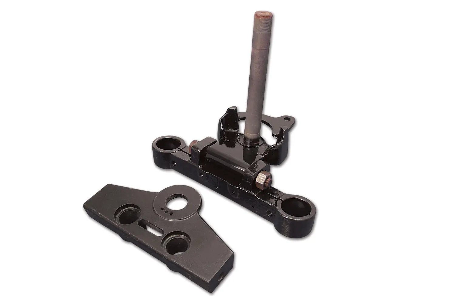 V-Twin Black Adjustable Triple Tree Set for Harley Davidson FLH (1949-1958) by V-Twin