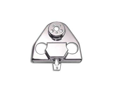 V-Twin 77432 Street Slammer Chrome Handlebar Riser Cover for Harley-Davidson Road King