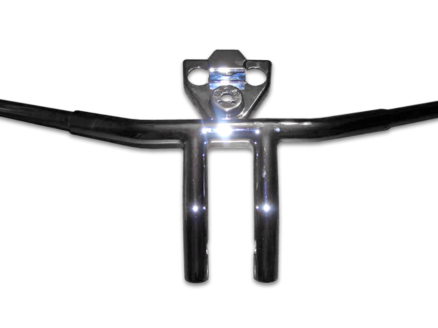V-Twin 77432 Street Slammer Chrome Handlebar Riser Cover for Harley-Davidson Road King