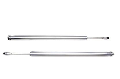 Motorshop Chrome 35mm Fork Tube Assembly Set, 23-1/2-Inch Total Length, Part 24-1073