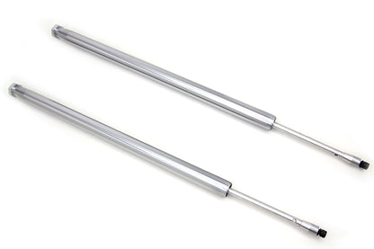 Motorshop Chrome 35mm Fork Tube Assembly Set, 23-1/2-Inch Total Length, Part 24-1073