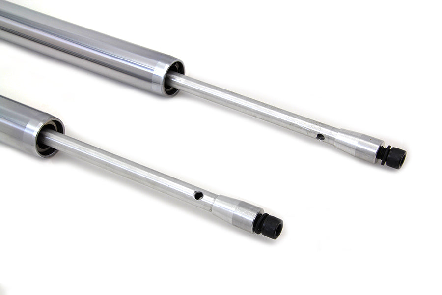 Motorshop Chrome 35mm Fork Tube Assembly Set, 23-1/2-Inch Total Length, Part 24-1073