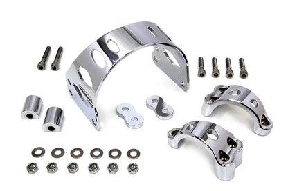 V-Twin 49mm Chrome Tomahawk Front Fork Brace for Harley Davidson FXD Models by V-Twin