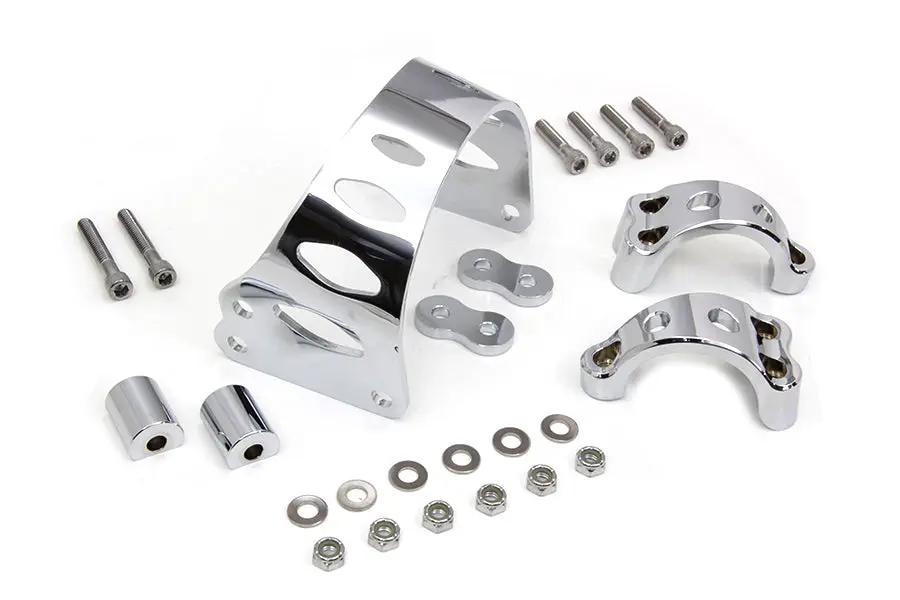 V-Twin 49mm Chrome Tomahawk Front Fork Brace for Harley Davidson FXD Models by V-Twin