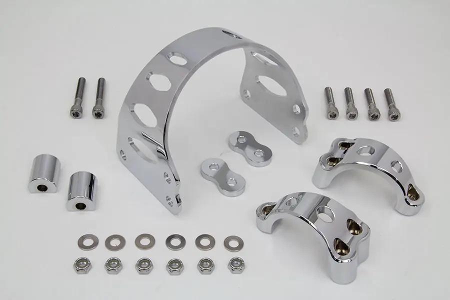 V-Twin 49mm Chrome Tomahawk Front Fork Brace for Harley Davidson FXD Models by V-Twin