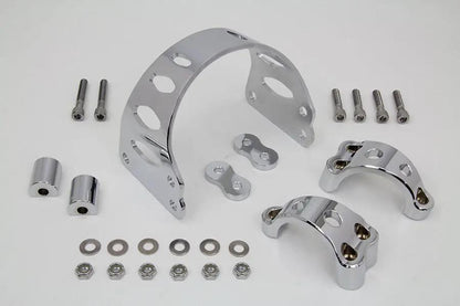 V-Twin 49mm Chrome Tomahawk Front Fork Brace for Harley Davidson FXD Models by V-Twin