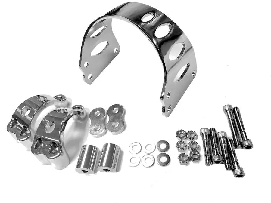 V-Twin 49mm Chrome Tomahawk Front Fork Brace for Harley Davidson FXD Models by V-Twin