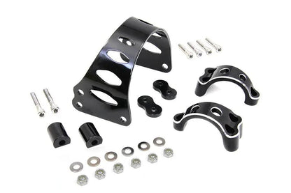 V-Twin 49mm Black Tomahawk Front Fork Brace for Harley Davidson FXD 2006-2015 by V-Twin