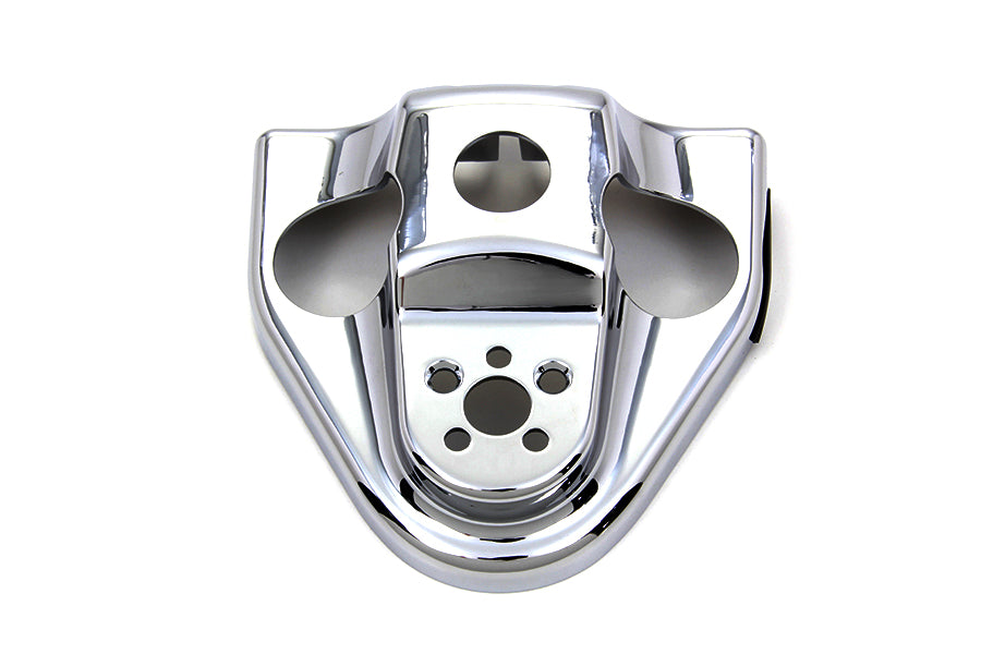 V-Twin 78005 Chrome Handlebar Riser Cover for Harley-Davidson FLHR 2014-2023