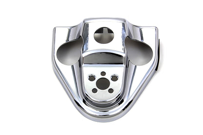 V-Twin 78005 Chrome Handlebar Riser Cover for Harley-Davidson FLHR 2014-2023