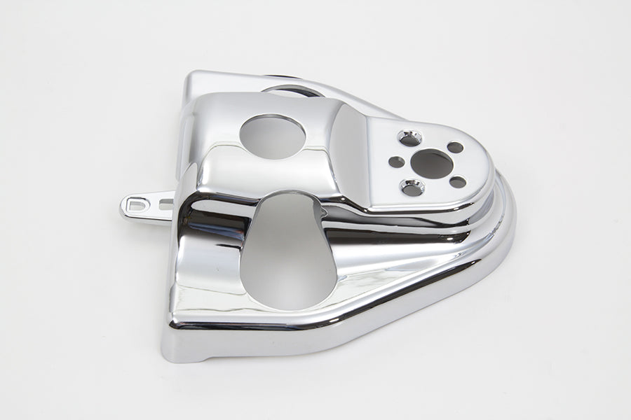 V-Twin 78005 Chrome Handlebar Riser Cover for Harley-Davidson FLHR 2014-2023