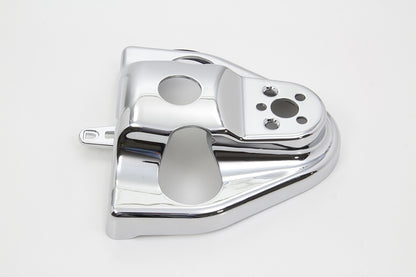 V-Twin 78005 Chrome Handlebar Riser Cover for Harley-Davidson FLHR 2014-2023