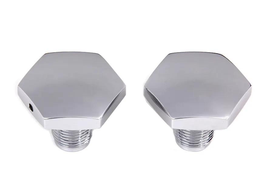 V-Twin Replica Glide Fork Top Nut for Harley Davidson FL Models (Pair) by V-Twin