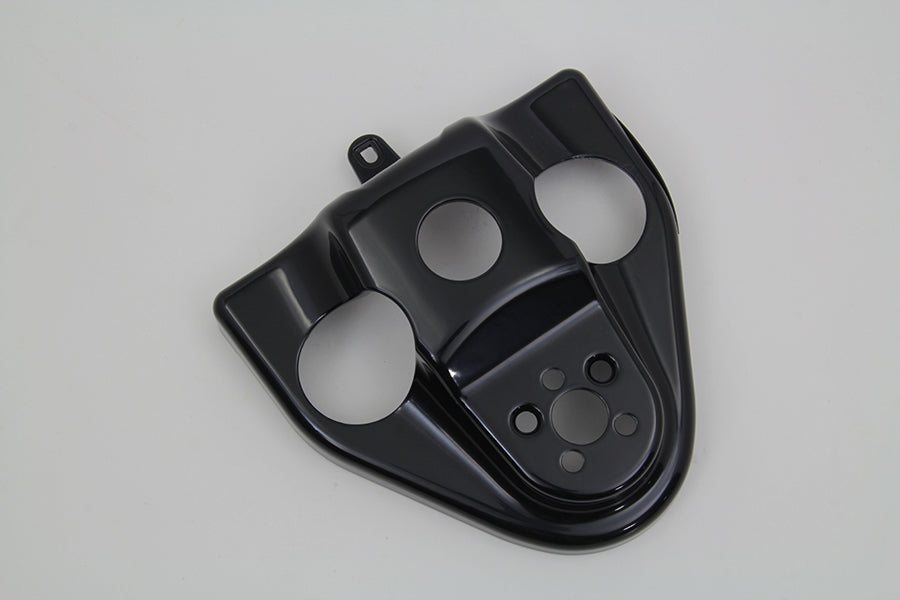 V-Twin 78005B Gloss Black Handlebar Riser Cover for Harley-Davidson FLHR