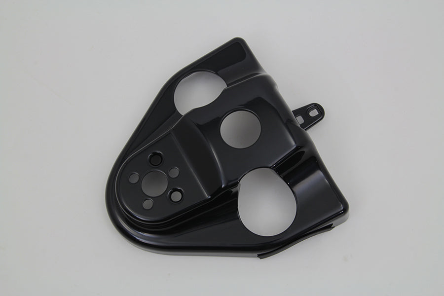 V-Twin 78005B Gloss Black Handlebar Riser Cover for Harley-Davidson FLHR