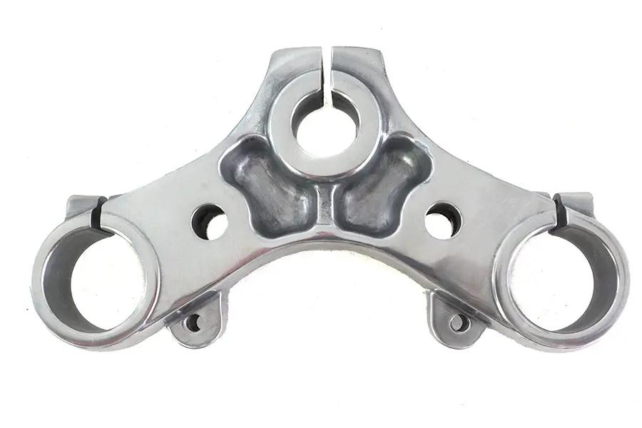 V-Twin Polished Top Triple Tree for Harley Davidson XL Models (2004-2013) by V-Twin