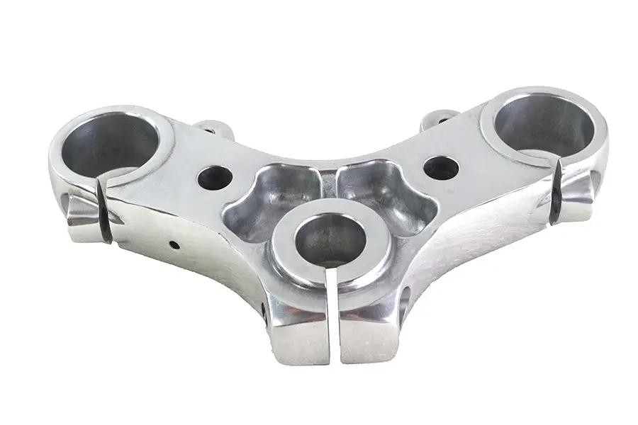 V-Twin Polished Top Triple Tree for Harley Davidson XL Models (2004-2013) by V-Twin