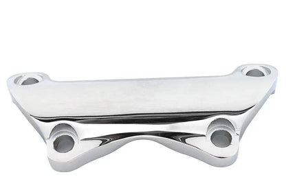 V-Twin 55918-08 1 Inch Handlebar Top Clamp Chrome for Harley Davidson FLT and FLHR Models by V-Twin