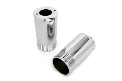 V-Twin Chrome Fork Slider Cover Set Tapered Style for Harley Davidson FL Models by V-Twin