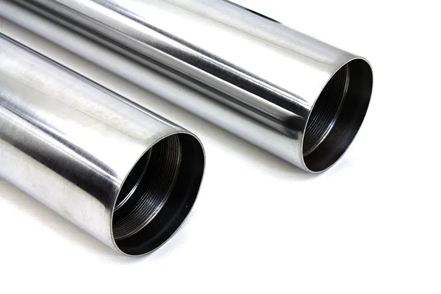 V-Twin Hard Chrome 49mm Fork Tube Set for Harley Davidson FXD (2006-2015) by V-Twin