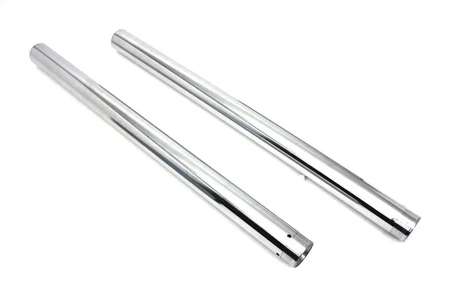 V-Twin Hard Chrome 49mm Fork Tube Set for Harley Davidson FXDWG (27-1/2 inch Length) by V-Twin