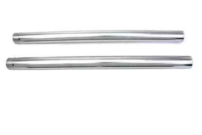 V-Twin Hard Chrome 49mm Fork Tube Set for Harley Davidson FXDWG (27-1/2 inch Length) by V-Twin