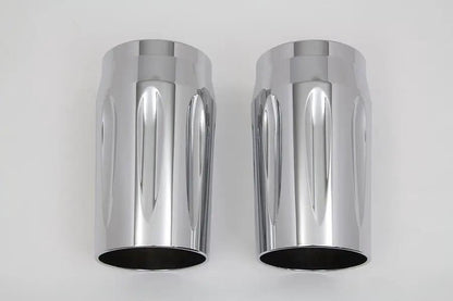 V-Twin Chrome Fork Slider Cover Set for Harley Davidson FLT (2014-2023) by V-Twin