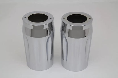 V-Twin Chrome Fork Slider Cover Set for Harley Davidson FLT (2014-2023) by V-Twin