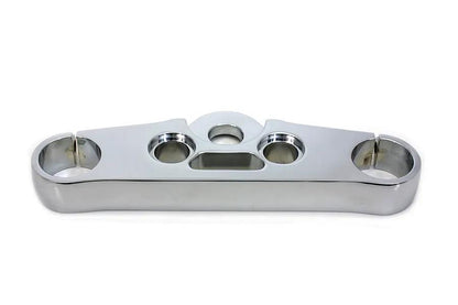 V-Twin FXDWG Top Triple Tree Chrome for 49mm Fork Tubes by V-Twin