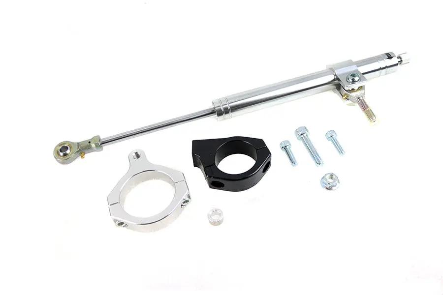 V-Twin Chrome Fork Steering Damper Kit for Harley Davidson FXD (Part #84889) by V-Twin