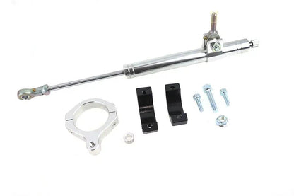 V-Twin Chrome Fork Steering Damper Kit for Harley Davidson FXD (Part #84889) by V-Twin