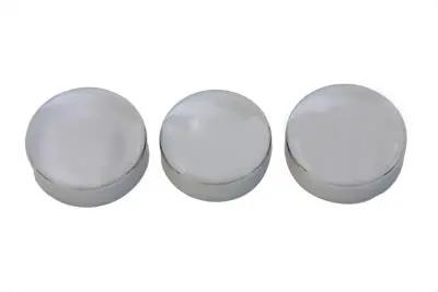 V-Twin 39mm Fork Stem Nut Cover Chrome Dome Style for Harley Davidson FXR and XL Models by V-Twin