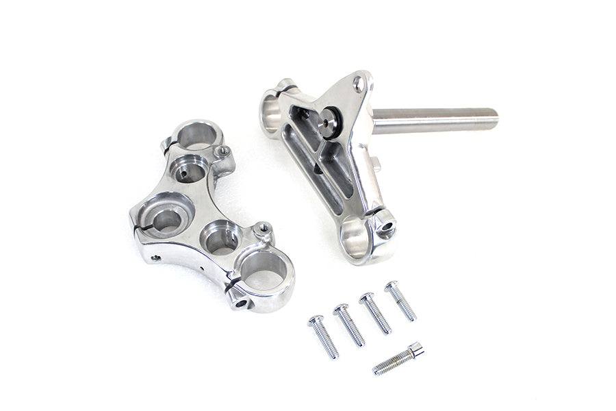 V-Twin Triple Tree Set Polished for 39mm Fork Tubes, Part 24-1293
