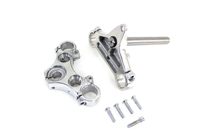 V-Twin Triple Tree Set Polished for 39mm Fork Tubes, Part 24-1293