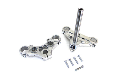V-Twin Triple Tree Set Polished for 39mm Fork Tubes, Part 24-1293