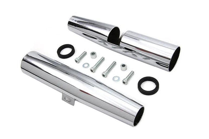 V-Twin Chrome 39mm Fork Shrouds for Harley Davidson XL Models (Part 61120) by V-Twin