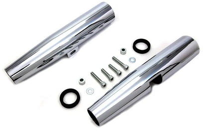 V-Twin Chrome 39mm Fork Shrouds for Harley Davidson XL Models (Part 61120) by V-Twin