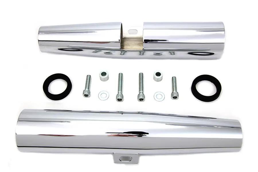 V-Twin Chrome 39mm Fork Shrouds for Harley Davidson XL Models (Part 61120) by V-Twin