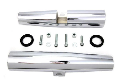 V-Twin Chrome 39mm Fork Shrouds for Harley Davidson XL Models (Part 61120) by V-Twin