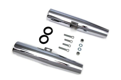 V-Twin Chrome 39mm Fork Shrouds for Harley Davidson XL (2004-2013) by V-Twin
