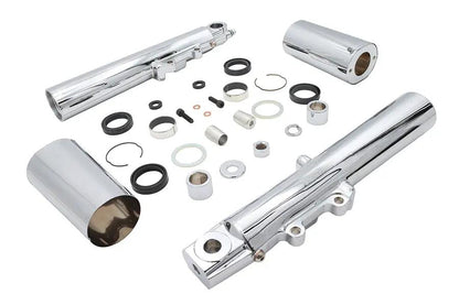 V-Twin Chrome Fork Dress Up Kit for Harley Davidson FLHR and FLT Models by V-Twin