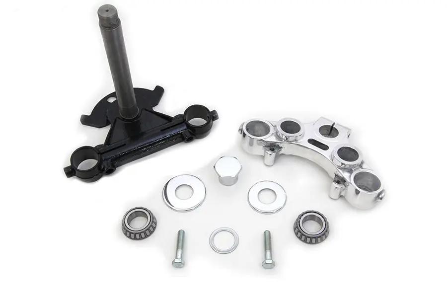 V-Twin FXR 35mm Triple Tree Set - Forged Steel Lower Tree for Harley Davidson FXR Models by V-Twin