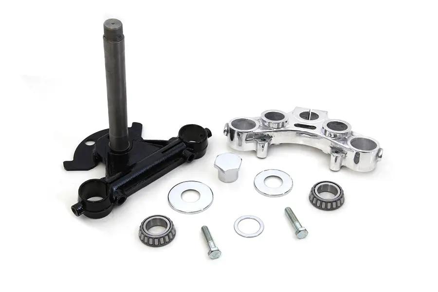 V-Twin FXR 35mm Triple Tree Set - Forged Steel Lower Tree for Harley Davidson FXR Models by V-Twin