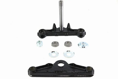 V-Twin Replica Forged Steel Triple Tree Set in Black for Harley Davidson FL Models by V-Twin