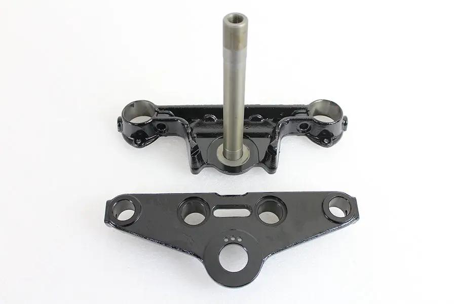 V-Twin Black Triple Tree Set for Harley Davidson FL Models (1960-1968) by V-Twin