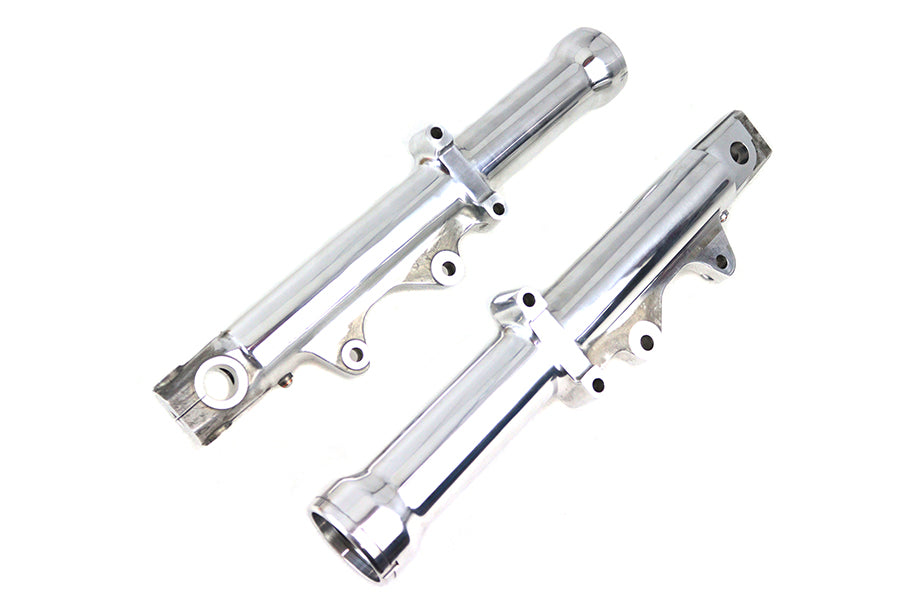 V-Twin 24-1330 39mm Dual Disc Lower Leg Set, Polished